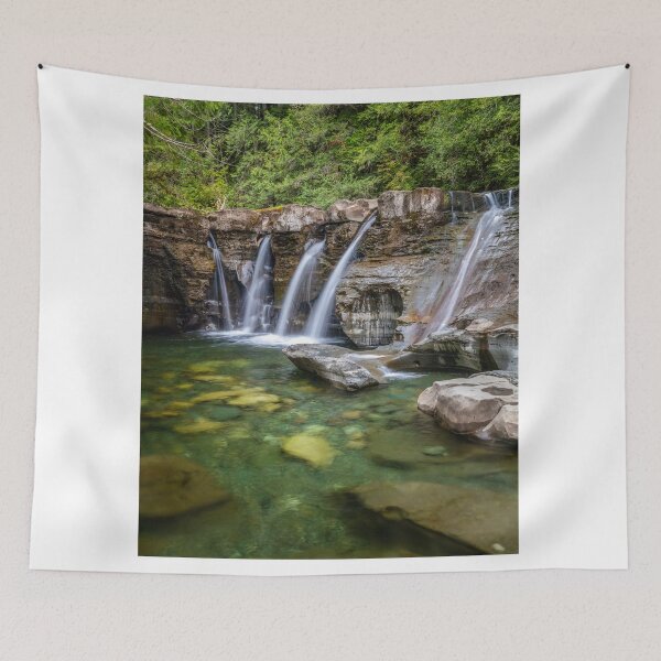 Item preview, Browns River Falls Vancouver Island designed and sold by LarsOlofPhoto.