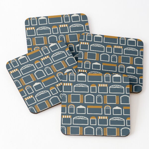 Item preview, Lively window styles from welcoming homes on midnight blue designed and sold by aysegulkacar.