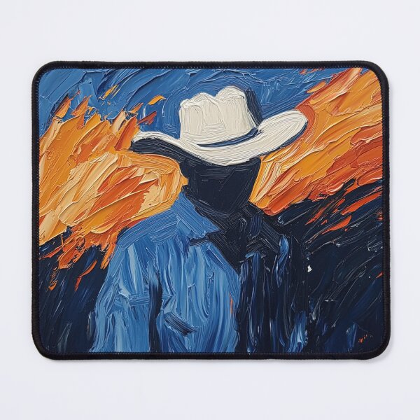 Item preview, Cowboy | Post-impressionist painting style designed and sold by ComicsFactory.