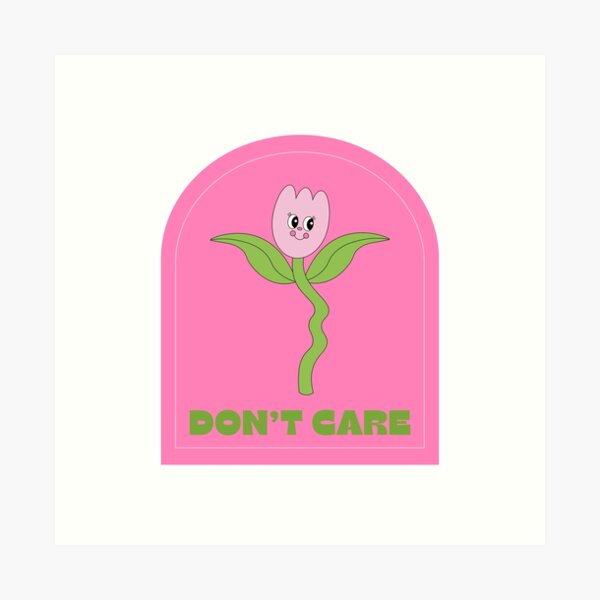Item preview, Don't Care Flower designed and sold by cloudbunny-.