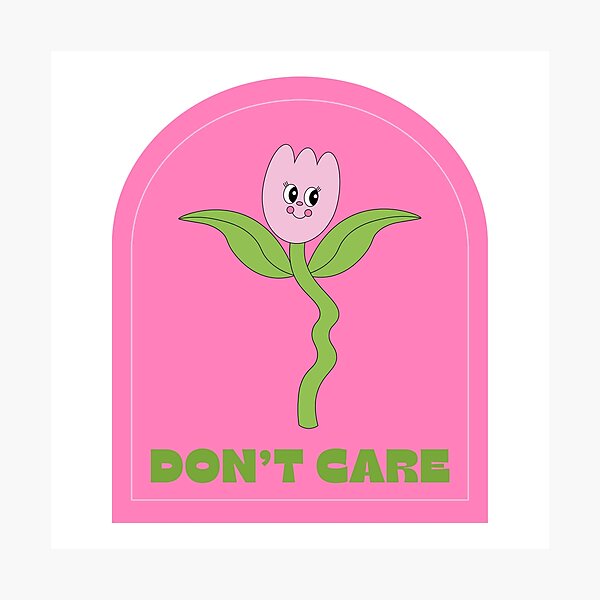Item preview, Don't Care Flower designed and sold by cloudbunny-.