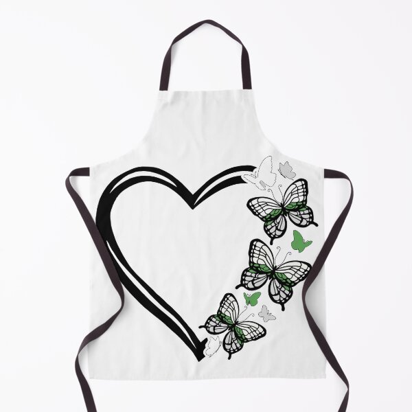 Item preview, Demiromantic Pride Flying Butterfly Heart  designed and sold by QueenS-Gallery.
