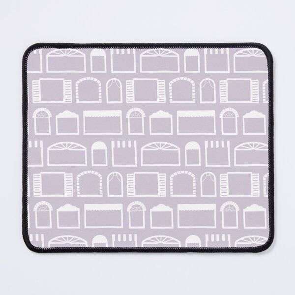 Item preview, Lively window styles from welcoming homes on purple background designed and sold by aysegulkacar.