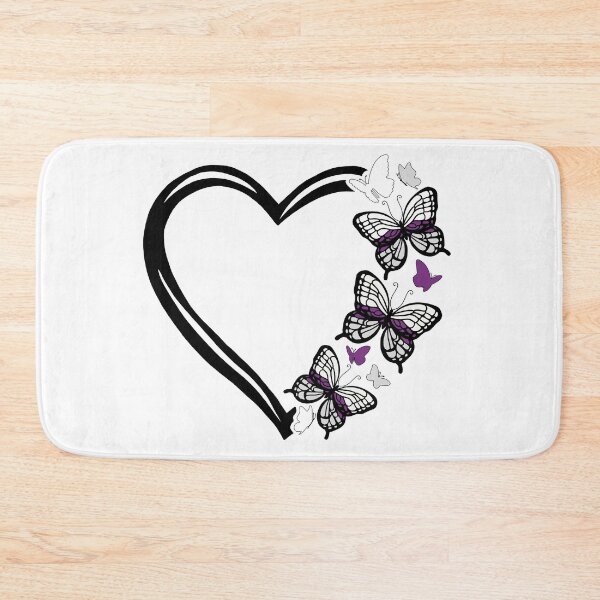 Item preview, Demisexual Pride Flying Butterfly Heart  designed and sold by QueenS-Gallery.