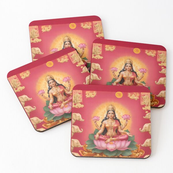 Item preview, Hindu Goddess Lakshmi Wealth and Prosperity Art designed and sold by PrometheusStyle.