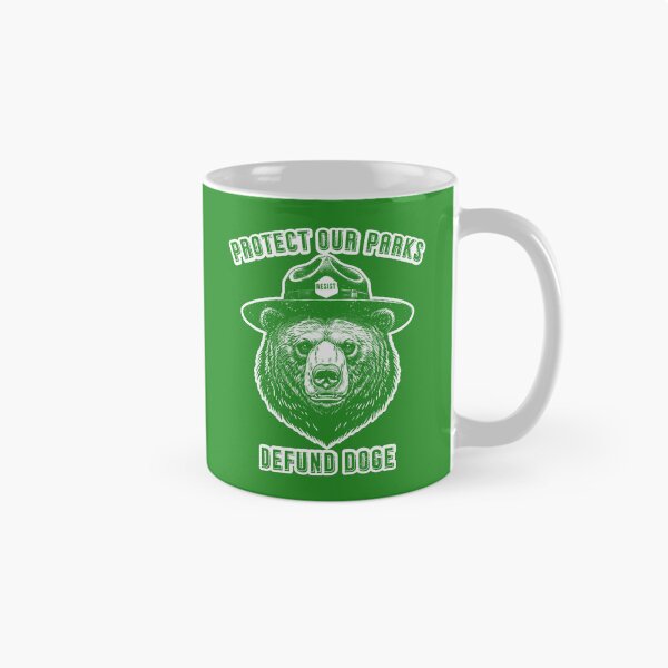 Item preview, Smokey Bear Protect Our Parks Defund Doge Stickers designed and sold by EthosWear.