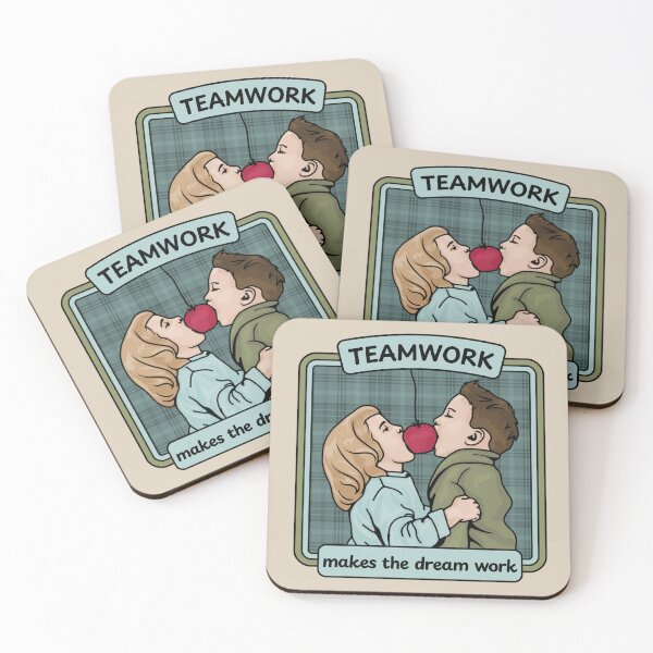 Item preview, Teamwork Makes the Dream Work designed and sold by Unhinged Heather.
