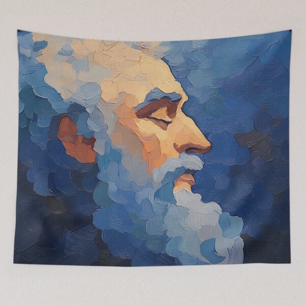 Item preview, Creator god | Post-impressionist painting style designed and sold by ComicsFactory.