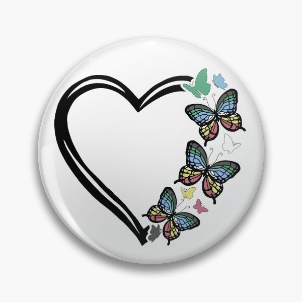 Item preview, Disability Pride Flying Butterfly Heart  designed and sold by QueenS-Gallery.