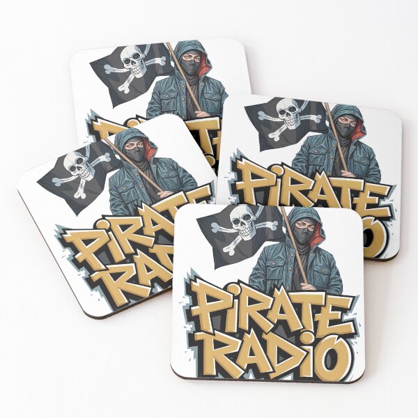 Item preview, Pirate Radio – The Rebellious Spirit of Free Airwaves! designed and sold by 8bitRaver.