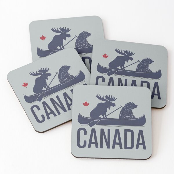 Item preview, Canada Moose And Bear Canoeing designed and sold by HowToCanadian.