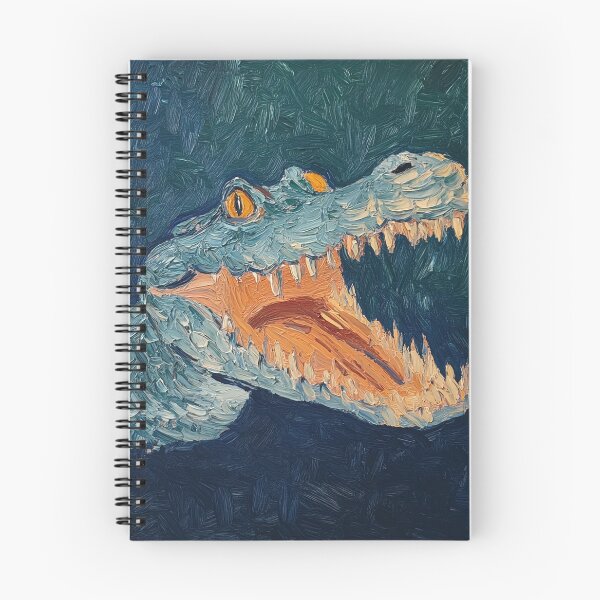 Item preview, Crocodile | Post-impressionist painting style designed and sold by ComicsFactory.