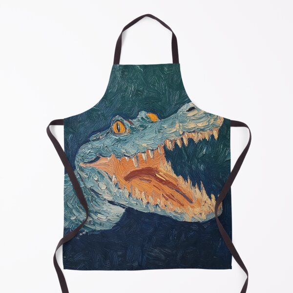 Item preview, Crocodile | Post-impressionist painting style designed and sold by ComicsFactory.