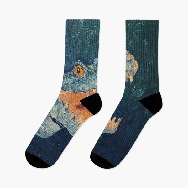 Item preview, Crocodile | Post-impressionist painting style designed and sold by ComicsFactory.
