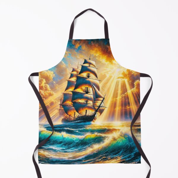 Item preview, Golden Sails – Majestic Ship on the High Seas designed and sold by M-Masterpieces.