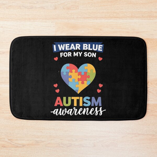 Item preview, I Wear Blue For my son Autism Awareness men women kids mom, autism awareness month designed and sold by BLZART.