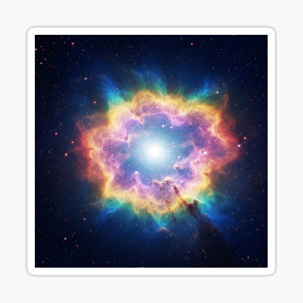 Item preview, Colorful cosmos v1 designed and sold by Screen Sage.