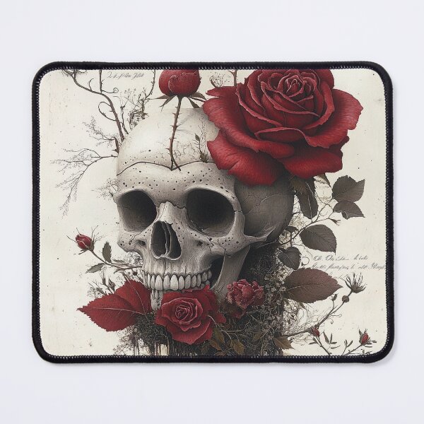 Item preview, Epistle of Decay: The Skull Adorned with Crimson Script designed and sold by bloorose.