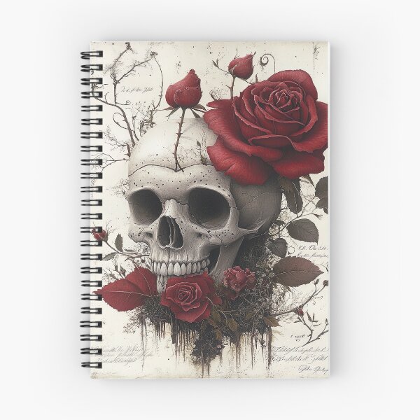 Item preview, Epistle of Decay: The Skull Adorned with Crimson Script designed and sold by bloorose.