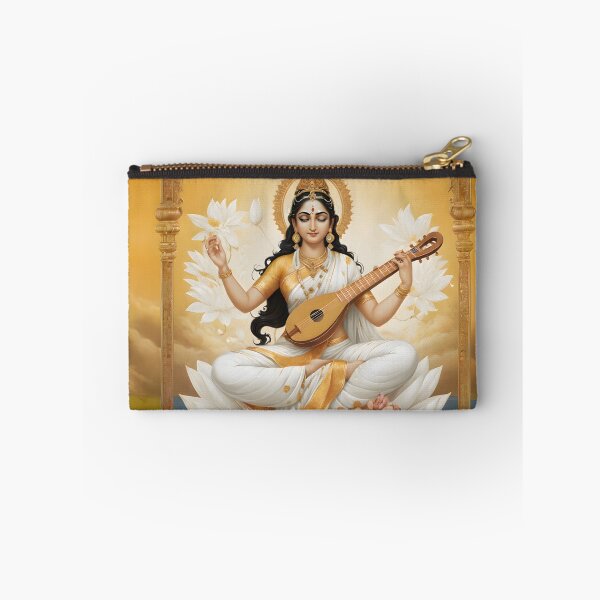 Item preview, Hindu Goddess Saraswati - Wisdom, Music, and Arts Illustration designed and sold by PrometheusStyle.