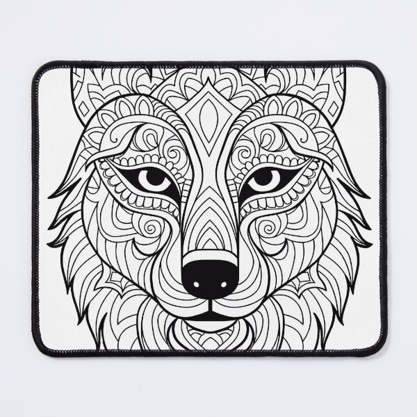 Item preview, Husky Coloring Page Pattern  designed and sold by DavidColoring.