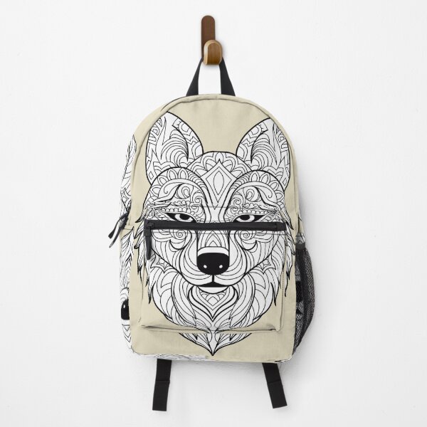 Item preview, Husky Coloring Page Pattern designed and sold by DavidColoring.