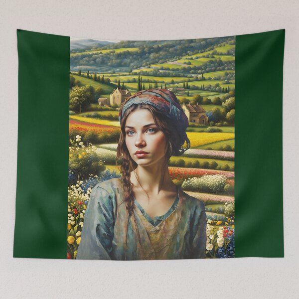 Item preview, JUST A GIRL FROM THE LOCAL VILLAGE. designed and sold by Tammera.