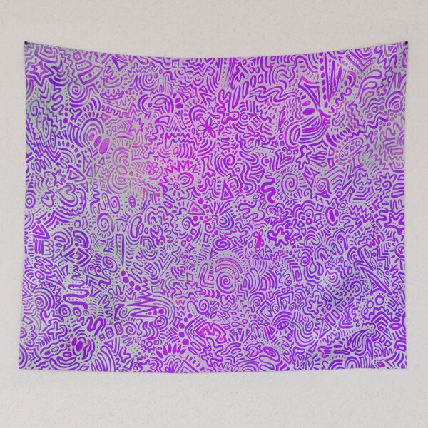 Item preview, Neon Purple Psychedelia designed and sold by sofjac.