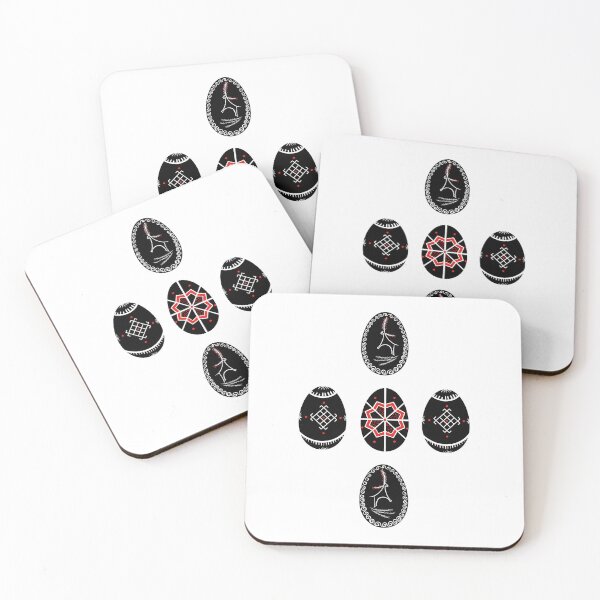 Item preview, Pysanka Easter Eggs - Set of Handpainted eggs Cross designed and sold by Wolshebnaja.