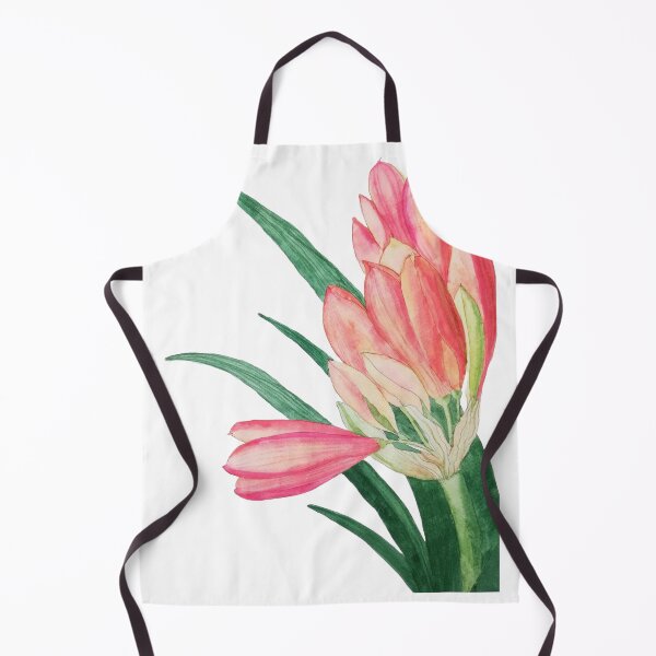 Item preview, Clivia budding blossom watercolour painting designed and sold by esvb.
