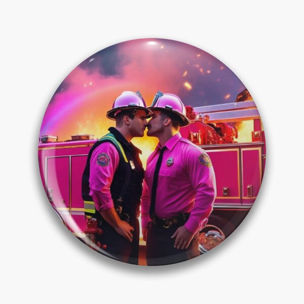 Item preview, Firemen kiss designed and sold by PhilDreams.