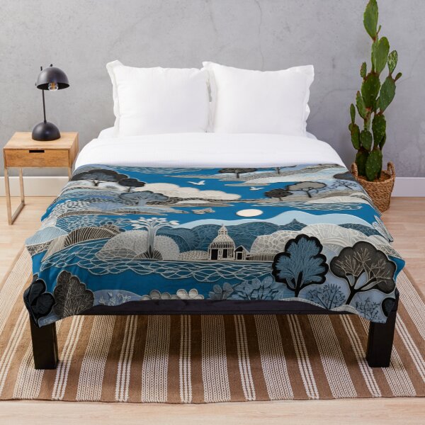 Item preview, A Pastoral Blue Oasis designed and sold by ELGN DESIGNS.