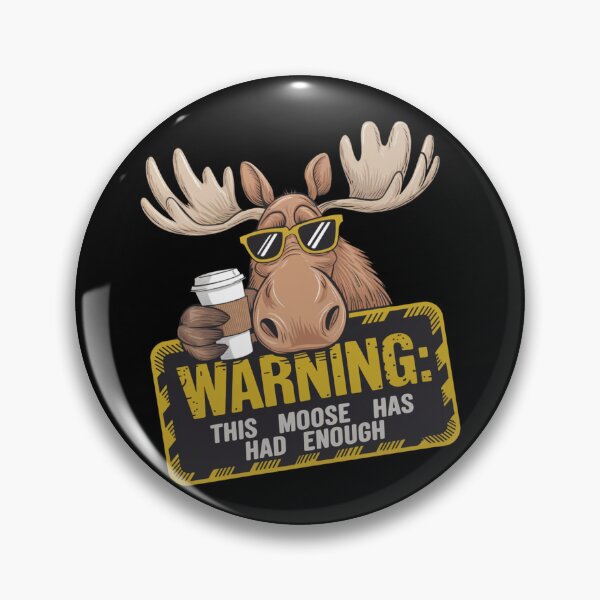 Item preview, Moose Warning | Your New Favorite T-Shirt designed and sold by MartaDreamCraft ⭐⭐⭐⭐⭐.