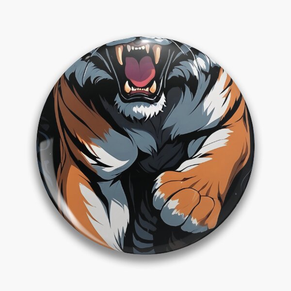 Item preview, Tiger roaring in fury designed and sold by Danh Style.