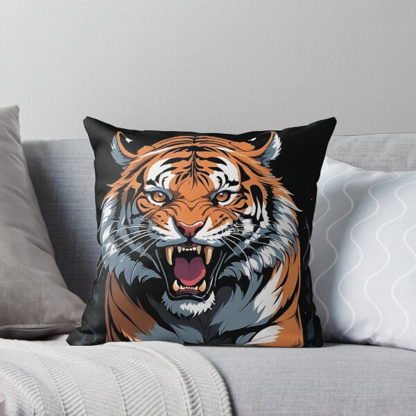 Item preview, Tiger roaring in fury designed and sold by Danh Style.
