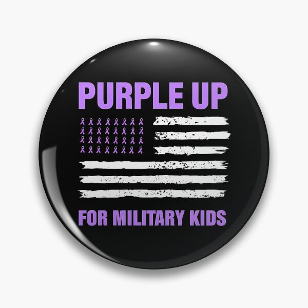 Item preview, Purple Up For Military Kids Month designed and sold by FreshArtFusion.