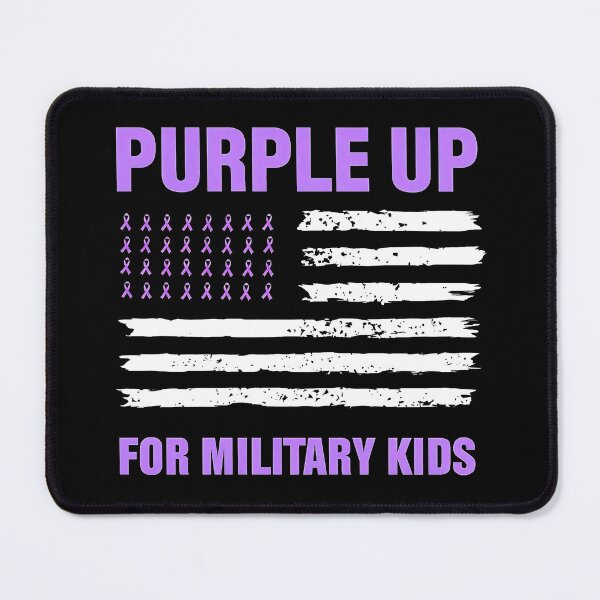 Item preview, Purple Up For Military Kids Month designed and sold by FreshArtFusion.