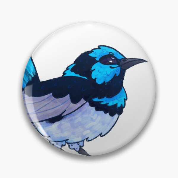 Item preview, Superb blue fairywren designed and sold by SirenSketches.