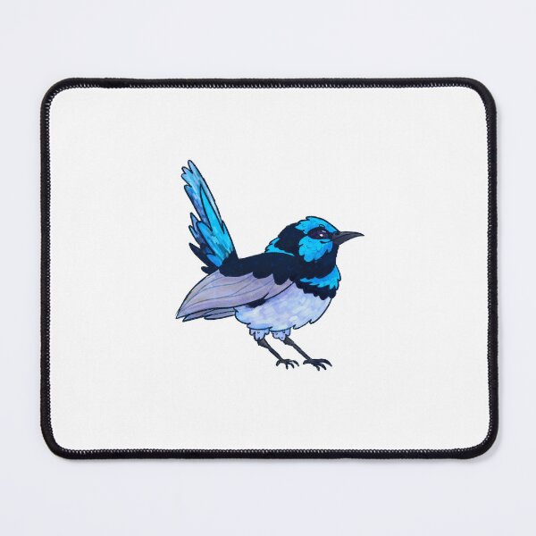 Item preview, Superb blue fairywren designed and sold by SirenSketches.