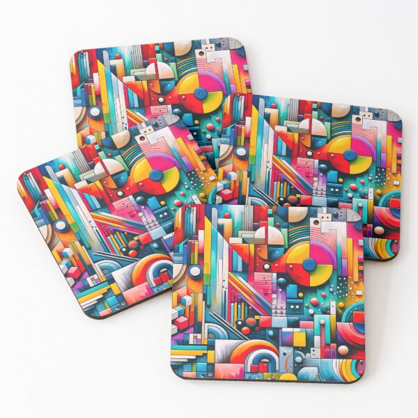 Item preview, Colourful Geometry – A Modern Work of Art designed and sold by M-Masterpieces.