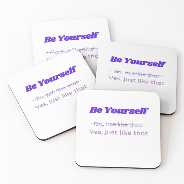 Item preview, Blue and purple Be Yourself designed and sold by gemna117.
