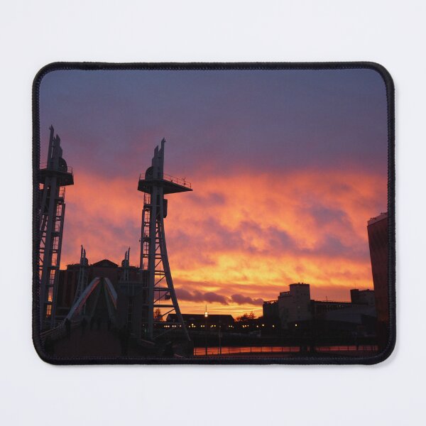 Item preview, Sunset on Salford Quays Manchester designed and sold by LivingDeadGirlx.