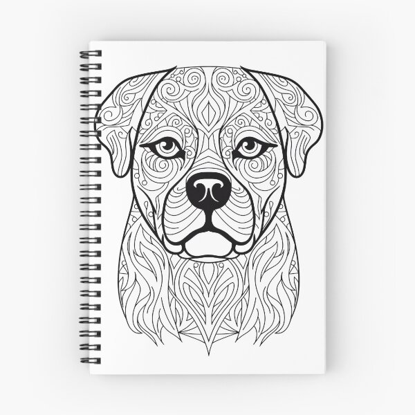 Item preview, Dog #7 Coloring Page Pattern  designed and sold by DavidColoring.