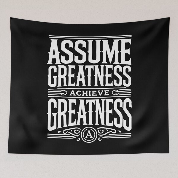 Item preview, Assume Greatness, Achieve Greatness - Law Of Attraction designed and sold by chantastical.