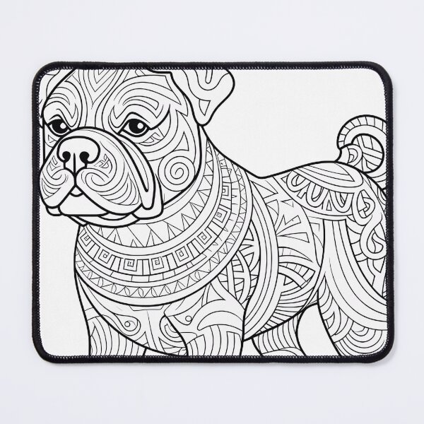 Item preview, Dog #8 Coloring Page Pattern  designed and sold by DavidColoring.
