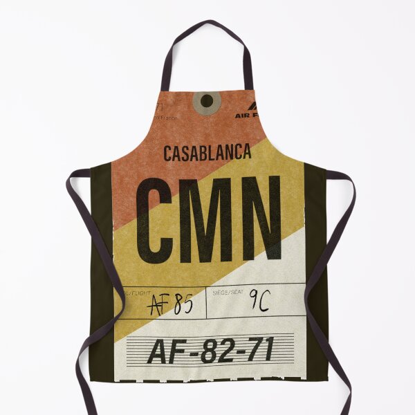 Item preview, Vintage Air France Casablanca tag designed and sold by LostTravelersLab.