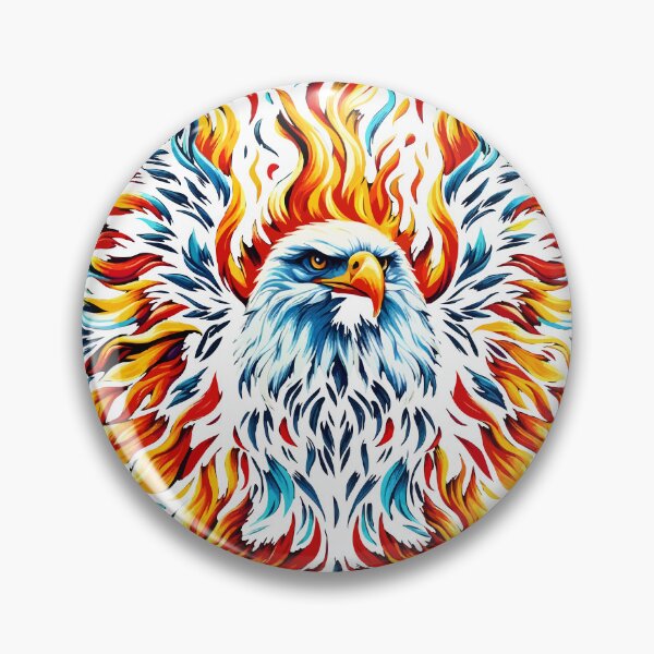 Item preview, Fiery Eagle in Flames designed and sold by houta.