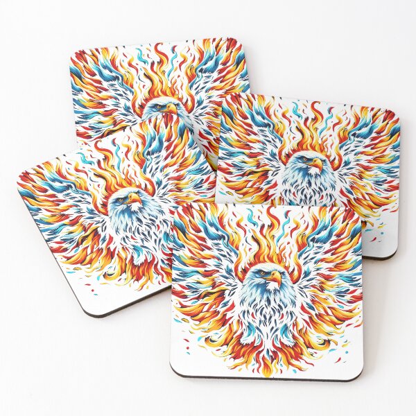 Item preview, Fiery Eagle in Flames designed and sold by houta.