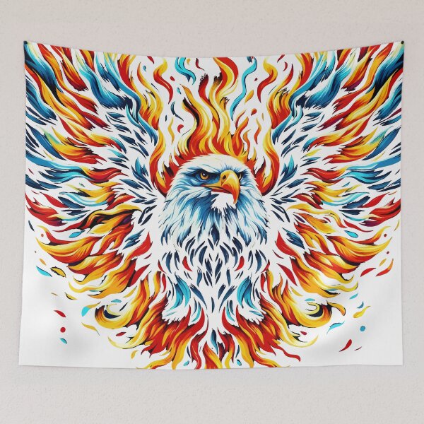 Item preview, Fiery Eagle in Flames designed and sold by houta.