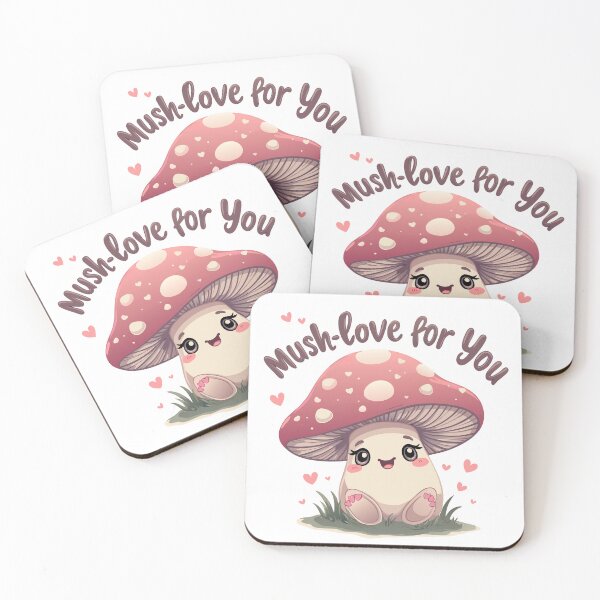 Item preview, Mush-Love For You – Adorable Mushroom  designed and sold by Lydyb-creations.